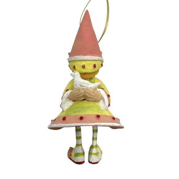 Patience Brewster Krinkles Dash Away Cupids Heart Elf Ornament - Picture 4 of 6